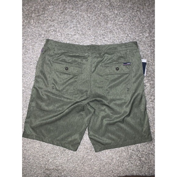 NWT! Jack O'Neill Collection O’Neil Mens Green Casual Polyester Shorts - Size 34 - Picture 3 of 6
